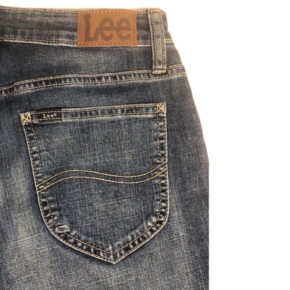 Lee NWOT Jean Capris 8M Denim Mid Rise Regular Fit - Picture 6 of 13